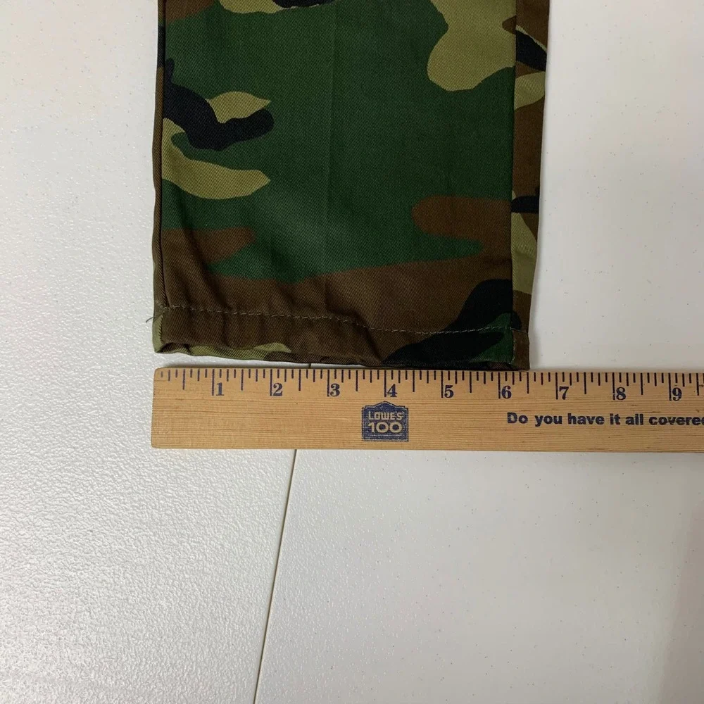 Rothco‎ BDU Cargo Pants Kids Size 18 Green Woodland Camo Fatigues NWT
